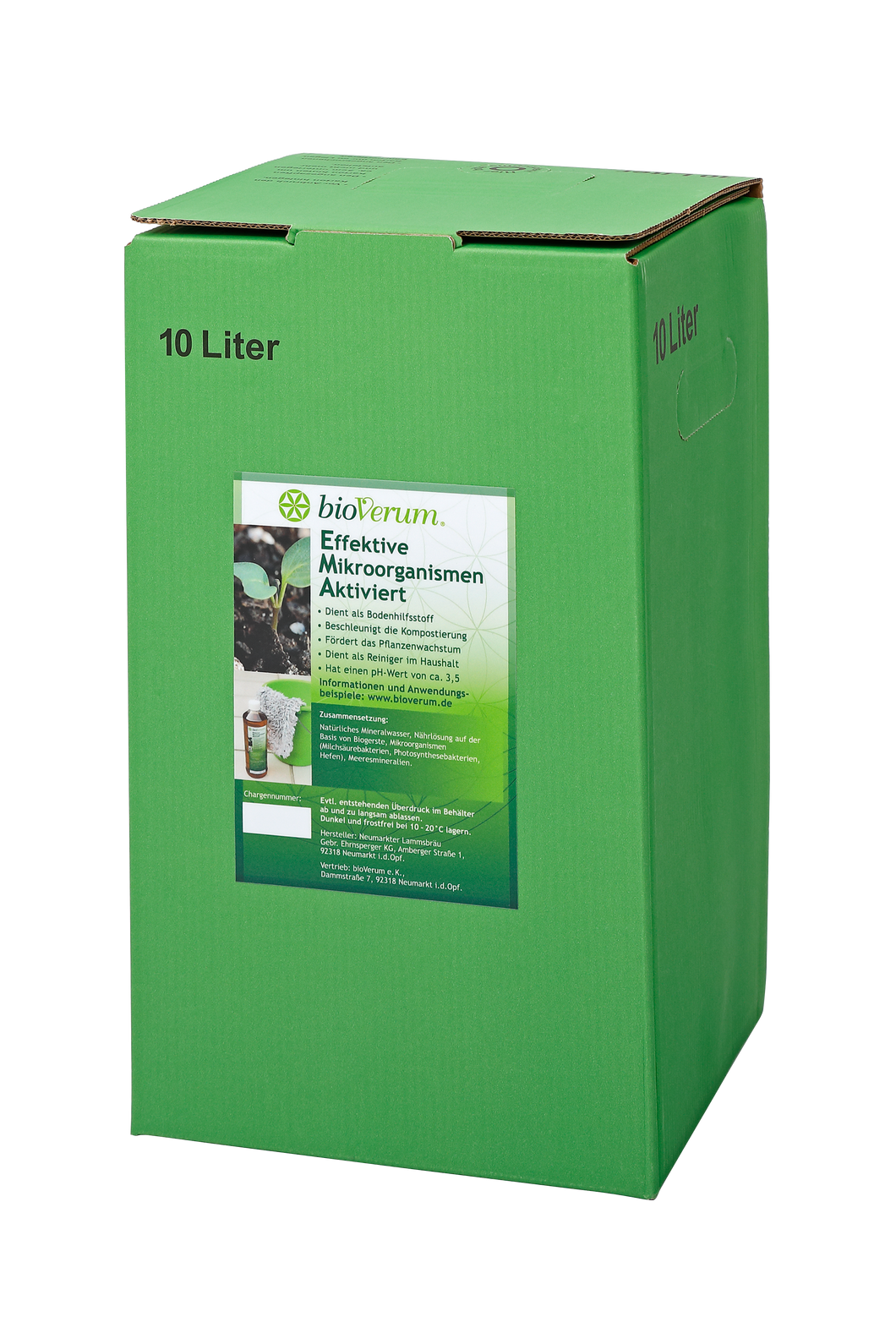 10 Liter Bag in Box EM-A (aus Biogetreide)